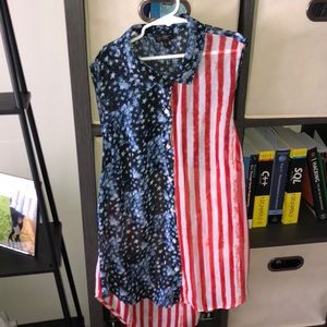 Fourth of July blouse